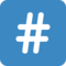 Keycap Number Sign emoji on Twitter
